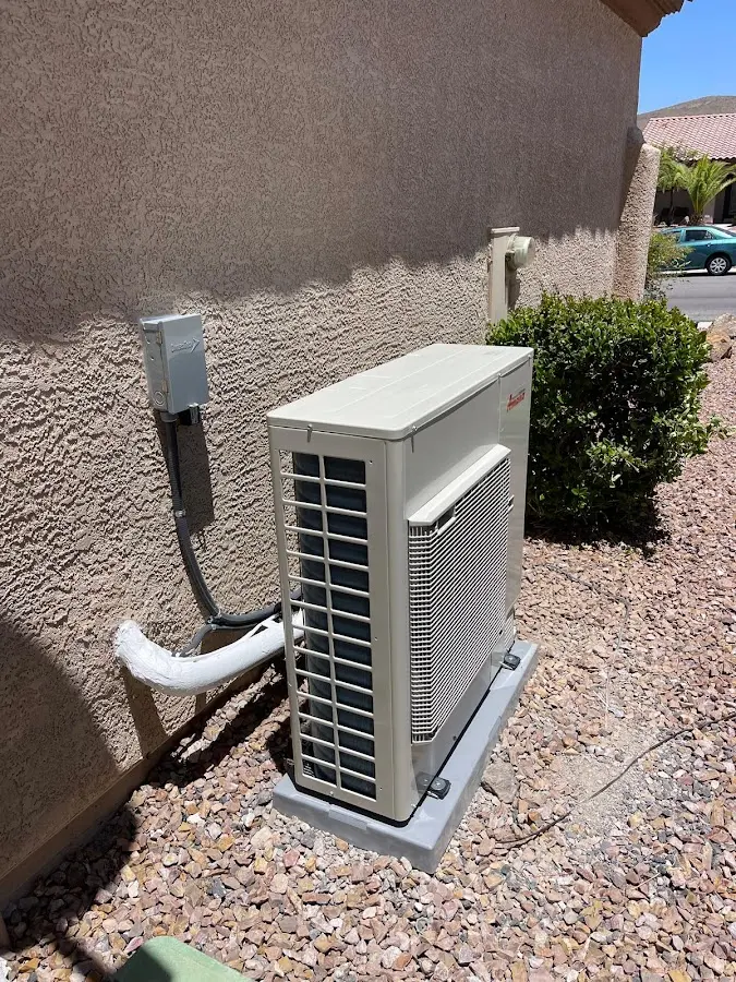 Residential air conditioning condenser unit in Greenwood Village